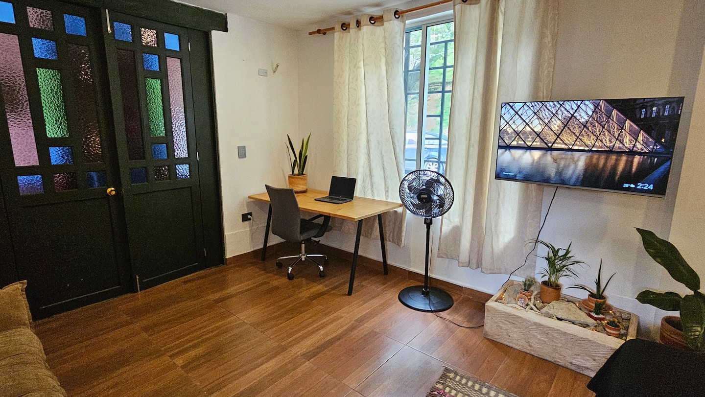 Desk and workspace at the selected Cali home.